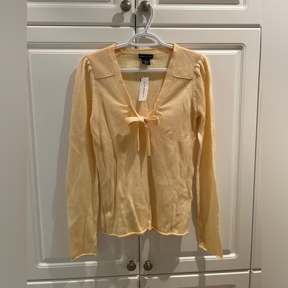 Club Monaco Yellow Vintage Sweater Size M NWT - Picture 1 of 7